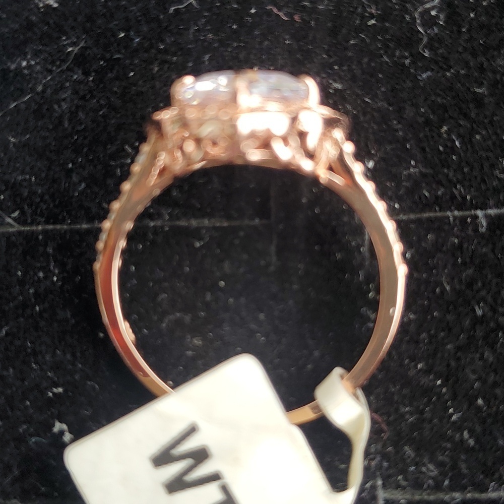 ROSE GOLD STERLING RING - Picture 3 of 4